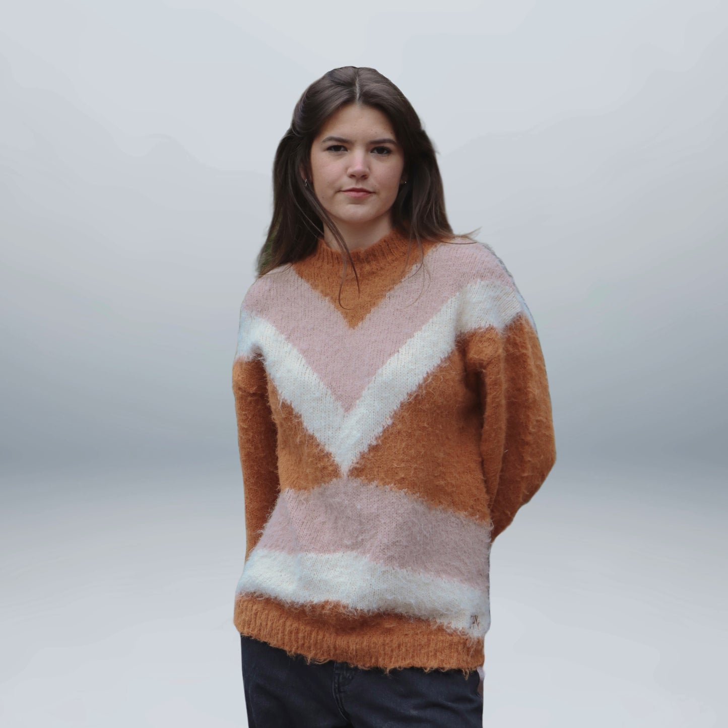 Trinnity 85 V Alpaca & Recycled Knitted Sweater