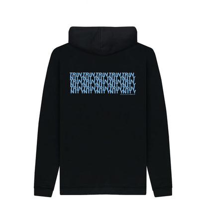 Trinnity Blue Anagram Unisex Organic Pullover Hoodie