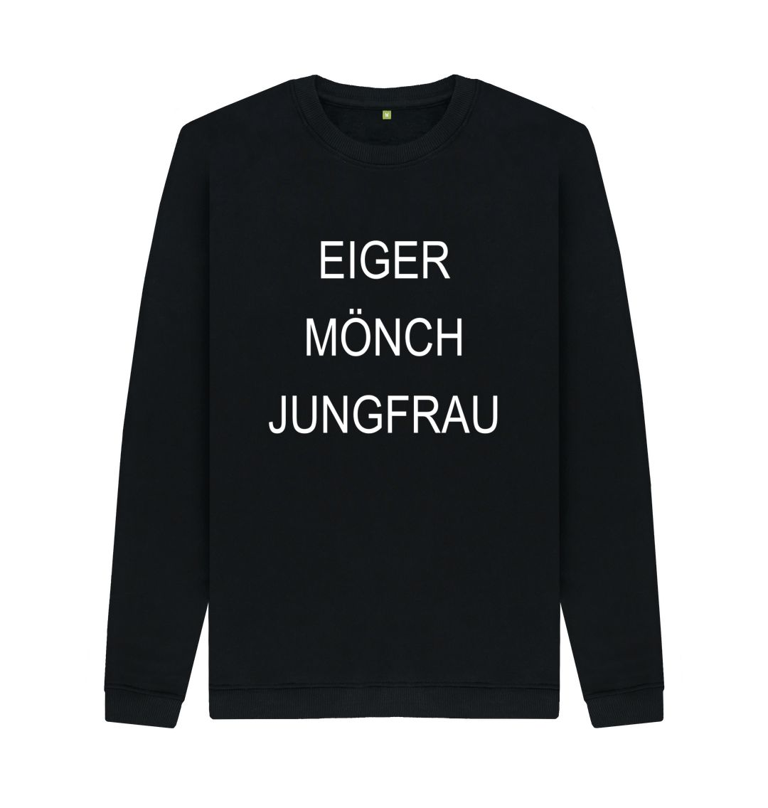 Black EMJ Unisex  Organic Cotton Sweater