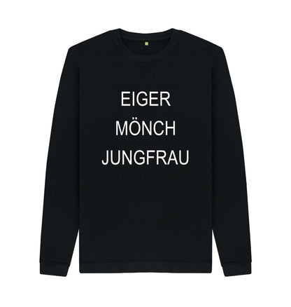 Black EMJ Unisex  Organic Cotton Sweater