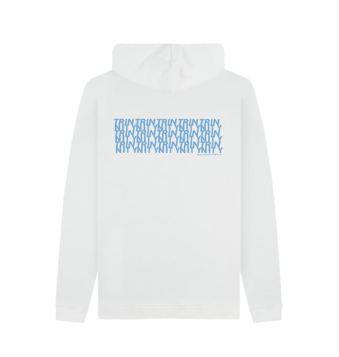 Trinnity Blue Anagram Unisex Organic Pullover Hoodie