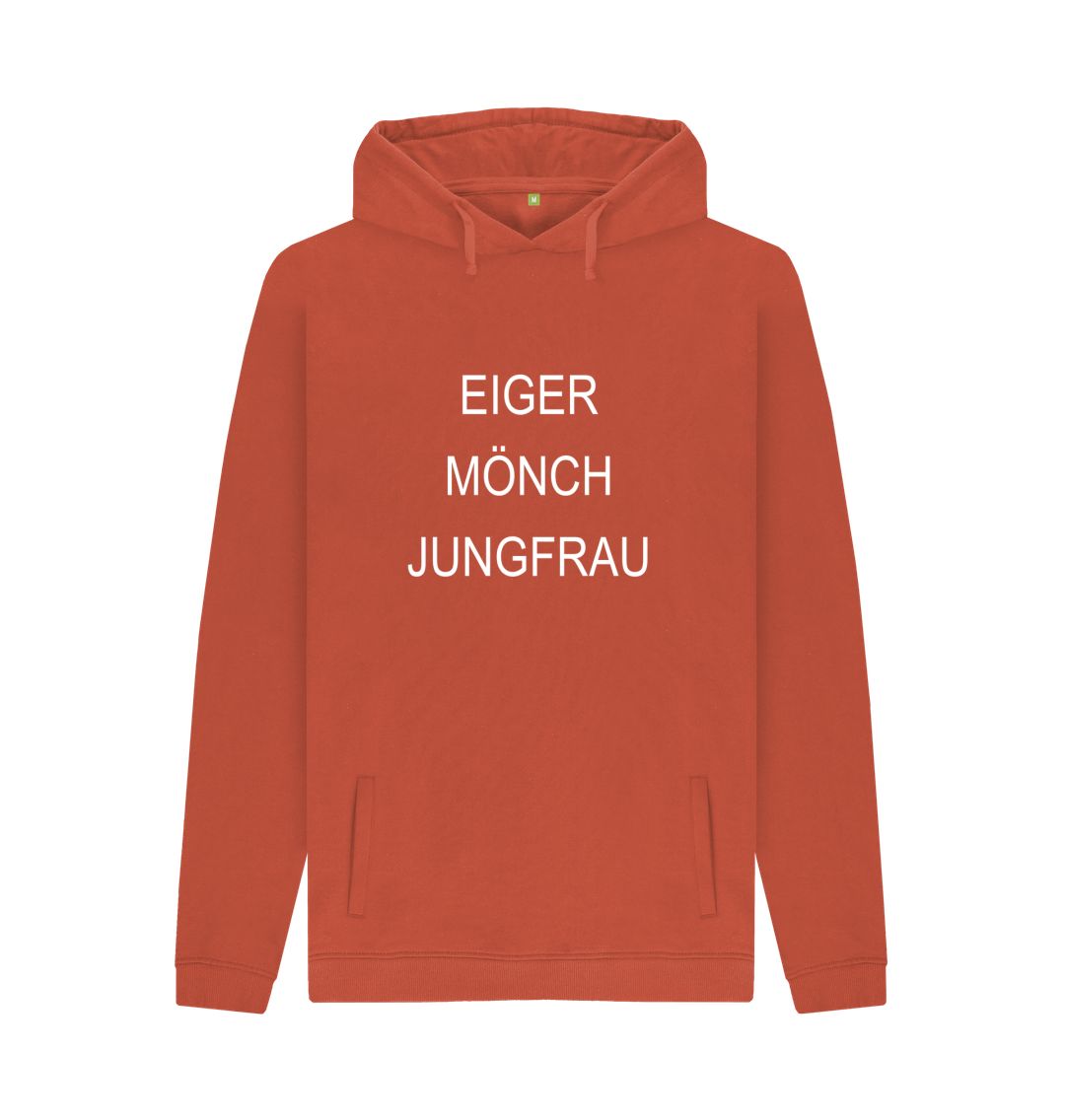 Rust EMJ Unisex Organic Cotton Pullover Hoodie