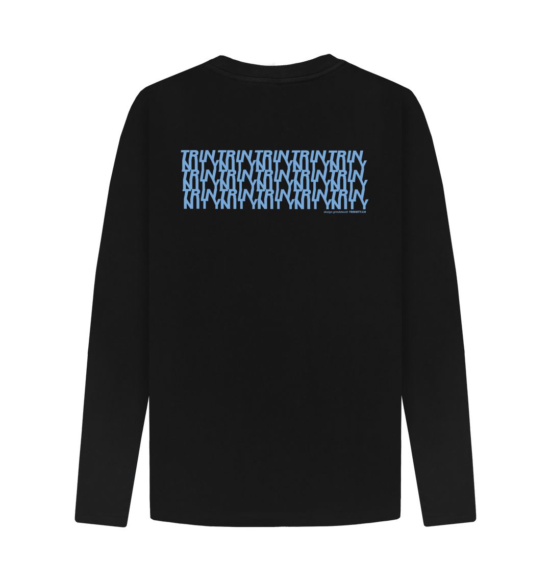 Trinnity Blue Anagram Unisex Long Sleeve Organic Tee