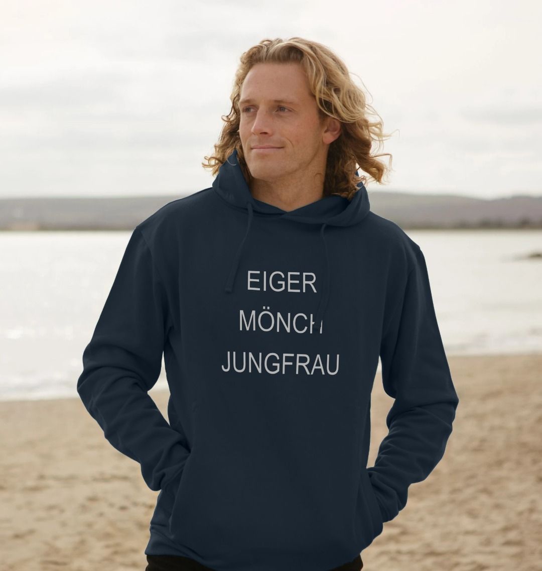 EMJ Unisex Organic Cotton Pullover Hoodie