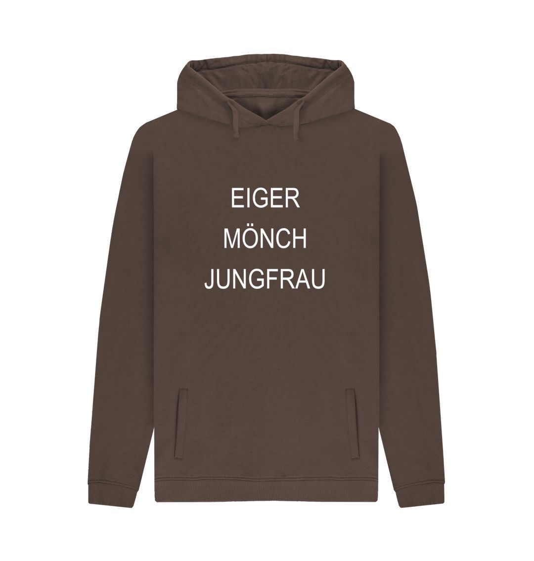 Chocolate EMJ Unisex Organic Cotton Pullover Hoodie