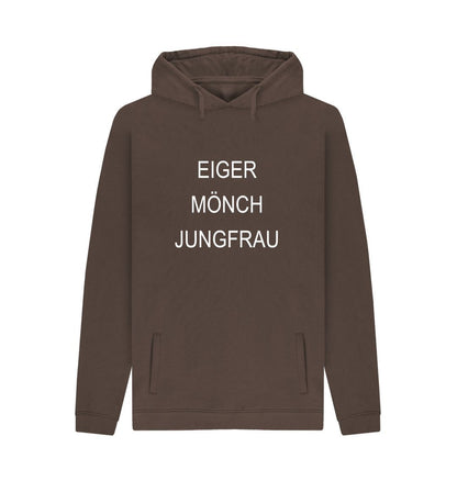 Chocolate EMJ Unisex Organic Cotton Pullover Hoodie