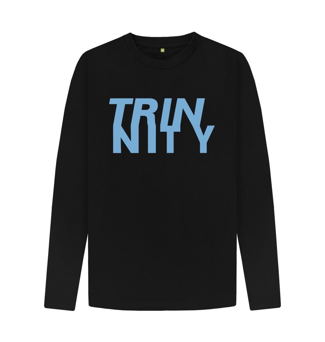 Black Trinnity Blue Anagram Long Sleeve T